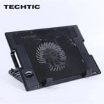 Notebook Soğutucu Fan Laptop Stand Yükseklik Ayarlı 9/17 İnç Uyumlu Laptop Soğutucu Gaming Fan Siyah