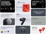 Nothing CMF by Nothing Buds Pro 2 – Kablosuz Kulaklık, HiFi Ses, 50 dB Akıllı Aktif Gürültü Azaltma, 6 HD Mikrofon ve Uzay Ses Efekti - Açık Gri