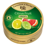 NOTTACIA Cavendish & Harvey Citrus Fruit Drops Narenciye Şeker 200g