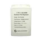 Novacom ND-PE103W 10/100Mbps 1/3 Dış Ortam POE Repeater 100mt 30W