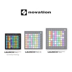 Novation Launchpad Mini MK3, Taşınabilir MIDI 64-Pad, Ableton Live ve Logic Pro Performansları için USB Izgara Denetleyicisi, Siyah