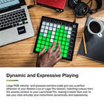 Novation Launchpad X MIDI Grid Controller for Ableton Live/Logic Pro - Kolay Kontroller, Dinamik Not Çalma
