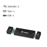 NPO DK01 NVMe M.2 1000/900Mb/s USB-A/Type-C Kablosuz Taşınabilir Harici SSD (GB, 0)