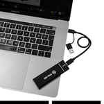 NPO DK02 NVMe M.2 900/1000Mb/s USB-A/Type-C Kablolu Taşınabilir Harici SSD (GB, 0)