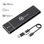 NPO DK02 NVMe M.2 900/1000Mb/s USB-A/Type-C Kablolu Taşınabilir Harici SSD (GB, 0)