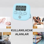NPO NPT05M Mutfak,Ders,Yemek için 99:59dk Dijital Alarm Kronometre,Pomodoro Öğrenci Motivasyon Saati