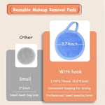 NUGILLA | 18 Paket Yeniden Kullanılabilir Makyaj Temizleyici Pedler Yıkanabilir Çamaşır Torbası ile | Mikrofiber Temizleyici Yüz Yuvarlakları Mendil Gözler/Dudaklar Kadınlar Erkekler için Temiz | Çevr