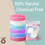 NUGILLA | 18 Paket Yeniden Kullanılabilir Makyaj Temizleyici Pedler Yıkanabilir Çamaşır Torbası ile | Mikrofiber Temizleyici Yüz Yuvarlakları Mendil Gözler/Dudaklar Kadınlar Erkekler için Temiz | Çevr