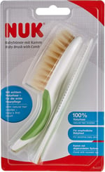 Nuk Na 256236-C Kıl Fırça Ve Tarak Bebek Seti, Yeşil - Seçenekler: 1 Stück (1er Pack), Nosz