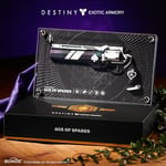 Numskull Ace of Spades Egzotik Silah Figürü 12x6 (30 x 17 cm) Sınırlı Sayıda Koleksiyon Çoğaltma Heykeli - Resmi Kader Ürünü - FPS Bilim Kurgu Aksiyon Video Oyunu Figürü