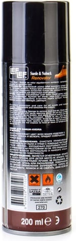 Nuri LefLef Süet Nubuk Ayakkabı Boyası Yenileyici Koruyucu Sprey (200 ml) (Renksiz)