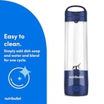 nutribullet Taşınabilir Blender, Kablosuz, 20oz Gemi, Kişisel Blender, USB-C Şarj Edilebilir, Lacivert, NBPB50100NB