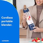 nutribullet Taşınabilir Blender, Kablosuz, 20oz Gemi, Kişisel Blender, USB-C Şarj Edilebilir, Lacivert, NBPB50100NB