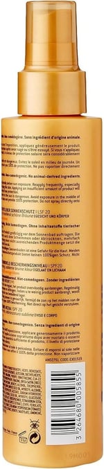 Nuxe Sun Milky Spray SPF20 150ml
