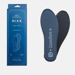 NX108 - Comfort + | Hafızalı Sünger, Kaymaz Lateks ve Uzun Süreli Yastıklamalı Yumuşak İç Tabanlık (Gri, 37)