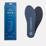 NX108 - Comfort + | Hafızalı Sünger, Kaymaz Lateks ve Uzun Süreli Yastıklamalı Yumuşak İç Tabanlık (Gri, 37)