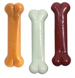 Nylabone Fıstık Ezmesi, Tavuk ve Domuz Pastırması Aromalı Köpek Çiğneme Seti S