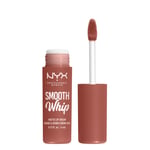 NYX PROFESSIONAL MAKEUP Pürüzsüz Kırbaç Mat Dudak Kremi, Uzun Ömürlü, Nemlendirici, Vegan Sıvı Ruj - Teddy Fluff (Midtone Pinky Brown)