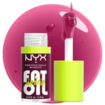 NYX PROFESSIONAL MAKEUP Yağ Yağı Dudak Damlası, Nemlendirici Dudak Yağı Parlaklığı, Vegan Renkli Formül, 12 HR'ye Kadar Nemlendirme - That's Chi - Seçenekler: 0.16 Fl Oz (Pack of 1), 4.8 ml (1er Pack)