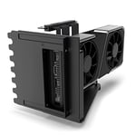 NZXT Dikey GPU Montaj Kiti - AB-RH175-B1-175 mm PCIe 4.0x16 Yükseltici Kablosu - GPU Tutucu - Sağlam Çelik Tutucu - Sadece H5, H7 ve H9 Serisi Gövdelerle Uyumlu - Siyah