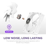 NZXT F120Q, 120mm Sessiz Hava Akımı PC Kasa Fanı, veya Egzoz, Konsantre Hava için Pahlı Çerçeve, Akışkan Dinamik Rulmanlar, Düşük Gürültü, - Seçenekler: Sessiz hava akışı 2024, Static Pressure 2024...