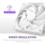NZXT F120Q, 120mm Sessiz Hava Akımı PC Kasa Fanı, veya Egzoz, Konsantre Hava için Pahlı Çerçeve, Akışkan Dinamik Rulmanlar, Düşük Gürültü, - Seçenekler: Sessiz hava akışı 2024, Static Pressure 2024...