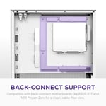 NZXT H3 Flow Micro-ATX PC Kasası, Optimize Edilmiş Hava Akışı, 1x 120mm Arka Fan Dahil, Tam Boyutlu GPU Desteği, 280mm Ön ve 240mm Üst Radyatör, Back-Connect Anakart Uyumluluğu, Beyaz