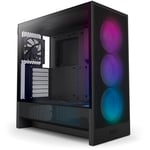 NZXT H5 Flow 2024 CC-H52FB-R1 RGB Fanlı Siyah E-ATX Oyuncu Kasası - Seçenekler: RGB Fanlar, RGB Olmayan Fanlar, H5 Flow RGB 2024...
