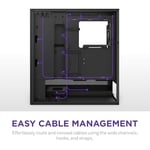 NZXT H5 Flow 2024 CC-H52FB-R1 RGB Fanlı Siyah E-ATX Oyuncu Kasası - Seçenekler: RGB Fanlar, RGB Olmayan Fanlar, H5 Flow RGB 2024...