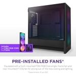 NZXT H5 Flow 2024 CC-H52FB-R1 RGB Fanlı Siyah E-ATX Oyuncu Kasası - Seçenekler: RGB Fanlar, RGB Olmayan Fanlar, H5 Flow RGB 2024...