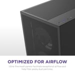 NZXT H5 Flow 2024 CC-H52FB-R1 RGB Fanlı Siyah E-ATX Oyuncu Kasası - Seçenekler: RGB Fanlar, RGB Olmayan Fanlar, H5 Flow RGB 2024...