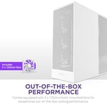 NZXT H7 Flow 2024 CM-H72FW-01 Fanlı Beyaz E-ATX Oyuncu Kasası | Airflow odaklı ATX Midi Tower. Doğrudan GPU soğutma için zemin fanı, 420  - Seçenekler: ATX Mid Tower, E-ATX Mid Tower, H7 Elite 2023...