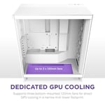 NZXT H7 Flow 2024 CM-H72FW-01 Fanlı Beyaz E-ATX Oyuncu Kasası | Airflow odaklı ATX Midi Tower. Doğrudan GPU soğutma için zemin fanı, 420  - Seçenekler: ATX Mid Tower, E-ATX Mid Tower, H7 Elite 2023...