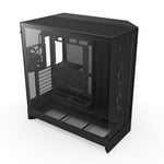 NZXT H9 Flow 2025 Orta Kule ATX PC Kasası, Büyük Çift Odacıklı Tasarım, 3x 140mm + 1x 120mm Fan Dahil, 420mm Radyatör Desteği, Temperli Cam, - Seçenekler: Non RGB Fans, RGB Fans, H9 Akış RGB (2025)...