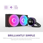 NZXT Kraken Elite 280 RGB - AIO CPU Sıvı Soğutucu - 280mm Radyatör - F280 RGB Çekirdek Fan - Özelleştirilebilir 2,72