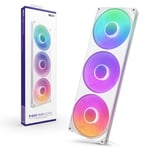 NZXT RGB F420RGB 420MM Kasa Fanı RGB Aydınlatmalı Beyaz | Bir kabloda üç adet 140mm RGB fanlı 420mm tek çerçeveli ünite. CAM ile kontrol edilen hız ve aydınlatma.