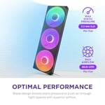 NZXT RGB F420RGB RF-U42HF-B1 420MM Siyah Kasa Fanı