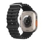 Ocean Band Apple Watch Ultra 49 mm 45 mm 44 mm 42 mm, Kadın Erkek Spor Dış Mekan Silikon Kayış iWatch Serisi Ultra SE 8 7 6 5 4 3 2 1