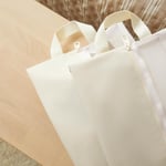 Ocean Home Textile 2'li Bej Renk Fileli Oxford Kumaş Ayakkabı Düzenleyici Taşıma Çantası Seti 22 X 40 X 9 Cm