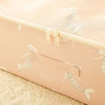 Ocean Home Textile 2'li Çocuk Odası Deniz Kızı Destekli Kutu Hurç Set 45 X 55 X 18 Cm
