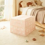 Ocean Home Textile 2'li Çocuk Odası Deniz Kızı Destekli Kutu Hurç Set 45 X 55 X 18 Cm