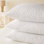 Ocean Home Textile 3'lü 900 Gr Kapitoneli Silikon Yastık Seti 50 X 70 Cm