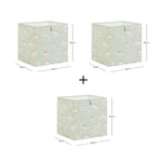 Ocean Home Textile 3'lü Çocuk Odası Dinozor Kutu Set 33 X 30 X 33 Cm