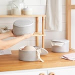Ocean Home Textile 3'lü Gri Renk İç Çamaşırı Yıkama Filesi Set
