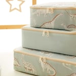Ocean Home Textile 6'lı Çocuk Odası Dinozor Bavul İçi Düzenleyici Set