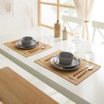 Ocean Home Textile 6'lı Enjoy Jüt Amerikan Servis Seti 45 X 35 Cm