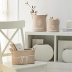 Ocean Home Textile Bej Renk Believe Sepet 20 X 20 Cm