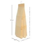 Ocean Home Textile Bölmeli Bej Balıksırtı Çanta Düzenleyici 30 X 97 Cm