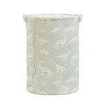 Ocean Home Textile Çocuk Odası Ağzı Büzgülü Dinozor Oyuncak Sepeti 36 x 48 cm