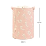 Ocean Home Textile Çocuk Odası Ağzı Büzgülü Deniz Kızı Oyuncak Sepeti 36 x 48 cm